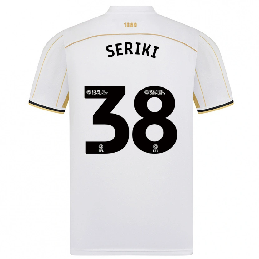 Danxen Dětské Femi Seriki #38 Bílá Zlatá Daleko Hráčské Dresy 2025/26 Dres
