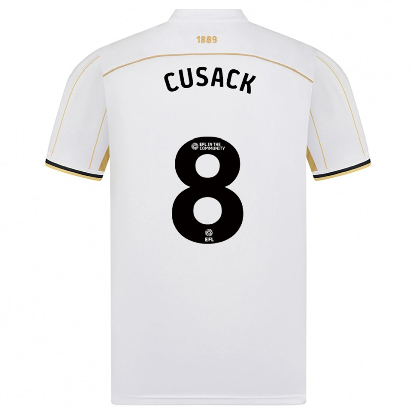Danxen Dětské Maddy Cusack † #8 Bílá Zlatá Daleko Hráčské Dresy 2025/26 Dres