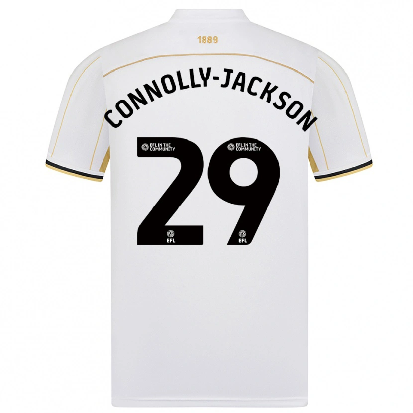 Danxen Dětské Fallon Connolly-Jackson #29 Bílá Zlatá Daleko Hráčské Dresy 2025/26 Dres