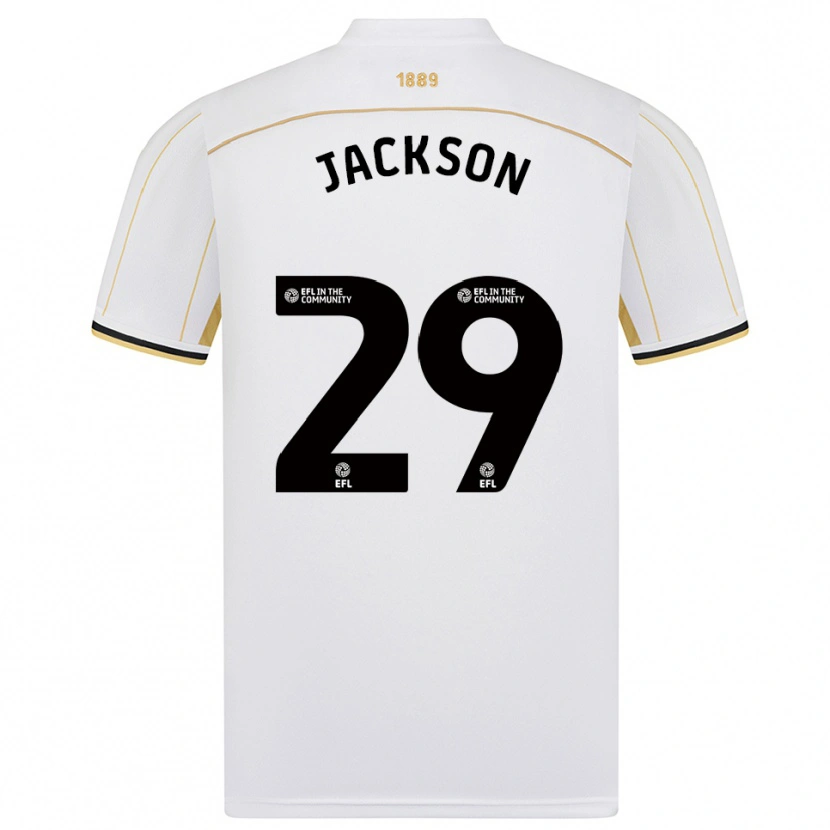 Danxen Dětské Fallon Olivia Connolly-Jackson #29 Bílá Zlatá Daleko Hráčské Dresy 2025/26 Dres
