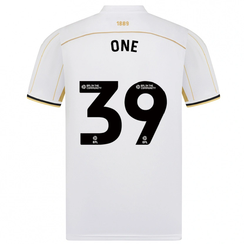 Danxen Dětské Ryan Oné #39 Bílá Zlatá Daleko Hráčské Dresy 2025/26 Dres