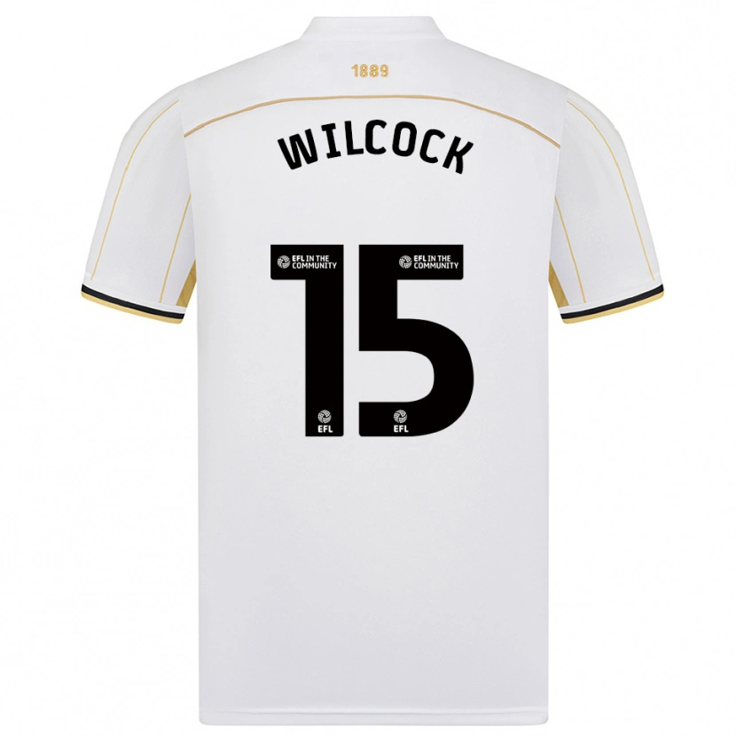 Danxen Dětské Tamara Wilcock #15 Bílá Zlatá Daleko Hráčské Dresy 2025/26 Dres
