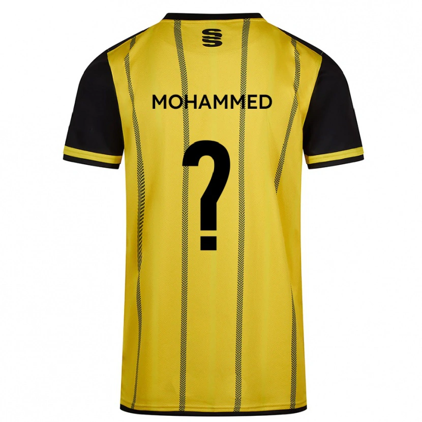 Danxen Dětské Faris Mohammed #0 Žlutá Černá Daleko Hráčské Dresy 2025/26 Dres