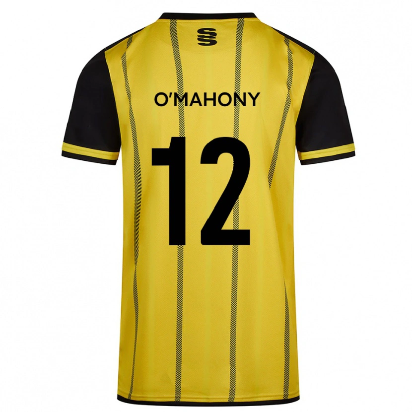 Danxen Dětské Orlaith O'mahony #12 Žlutá Černá Daleko Hráčské Dresy 2025/26 Dres
