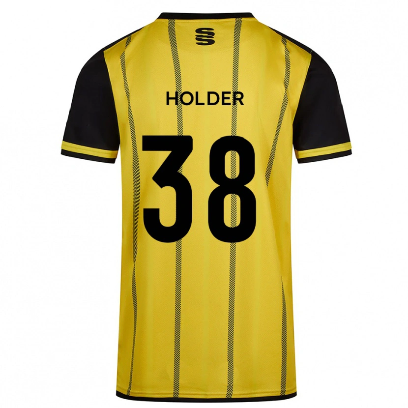 Danxen Dětské Stan Holder #38 Žlutá Černá Daleko Hráčské Dresy 2025/26 Dres