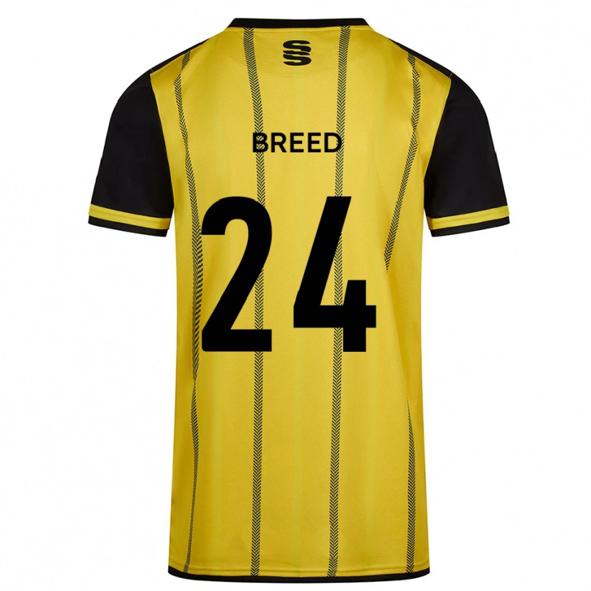 Danxen Dětské Summer Breed #24 Žlutá Černá Daleko Hráčské Dresy 2025/26 Dres