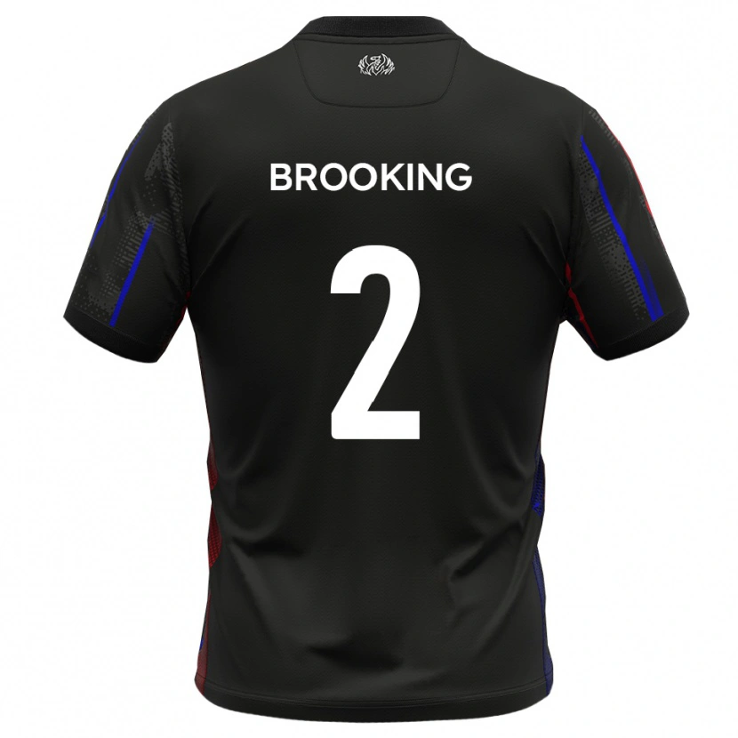 Danxen Dětské Josh Brooking #2 Černá Červená Daleko Hráčské Dresy 2025/26 Dres