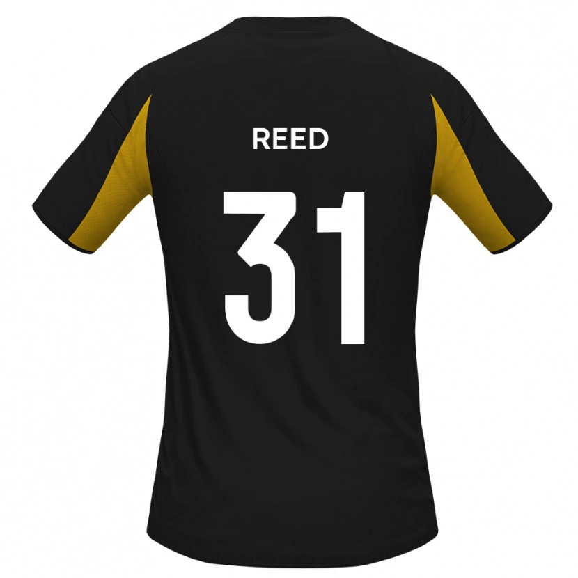 Danxen Dětské Sam Reed #31 Černá Žlutá Daleko Hráčské Dresy 2025/26 Dres