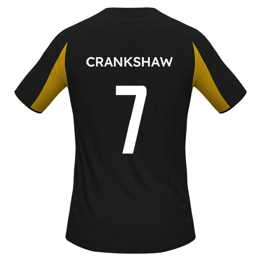 Danxen Dětské Ollie Crankshaw #7 Černá Žlutá Daleko Hráčské Dresy 2025/26 Dres