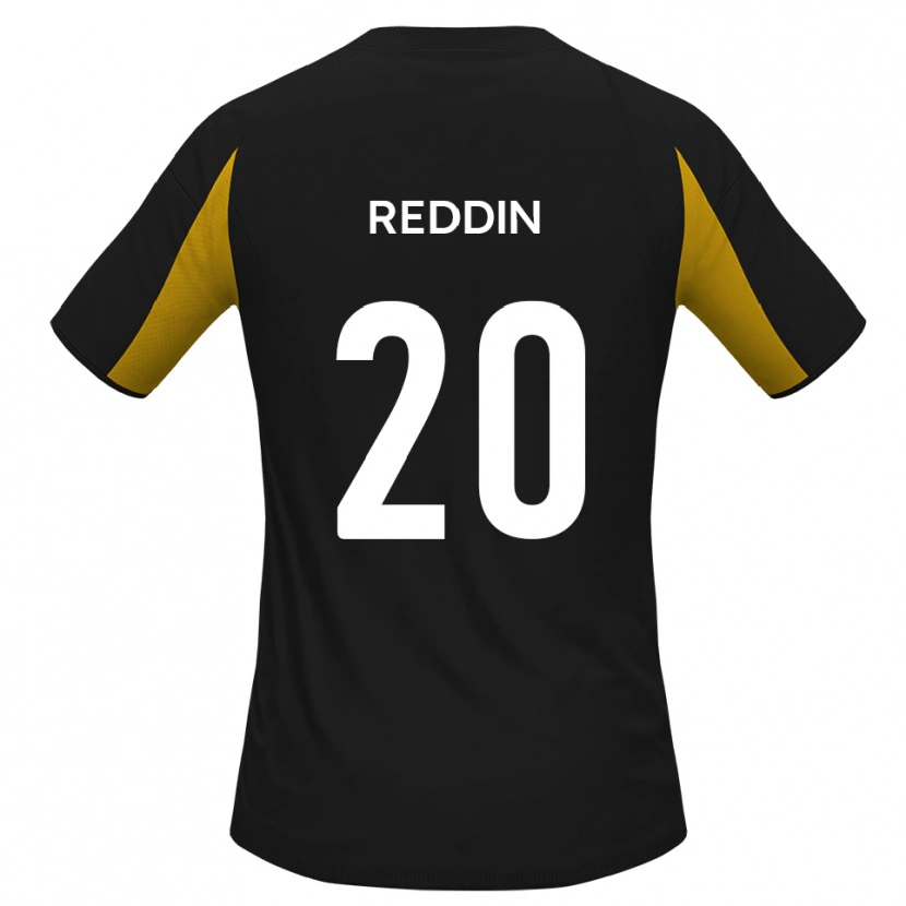Danxen Dětské Kahrel Reddin #20 Černá Žlutá Daleko Hráčské Dresy 2025/26 Dres