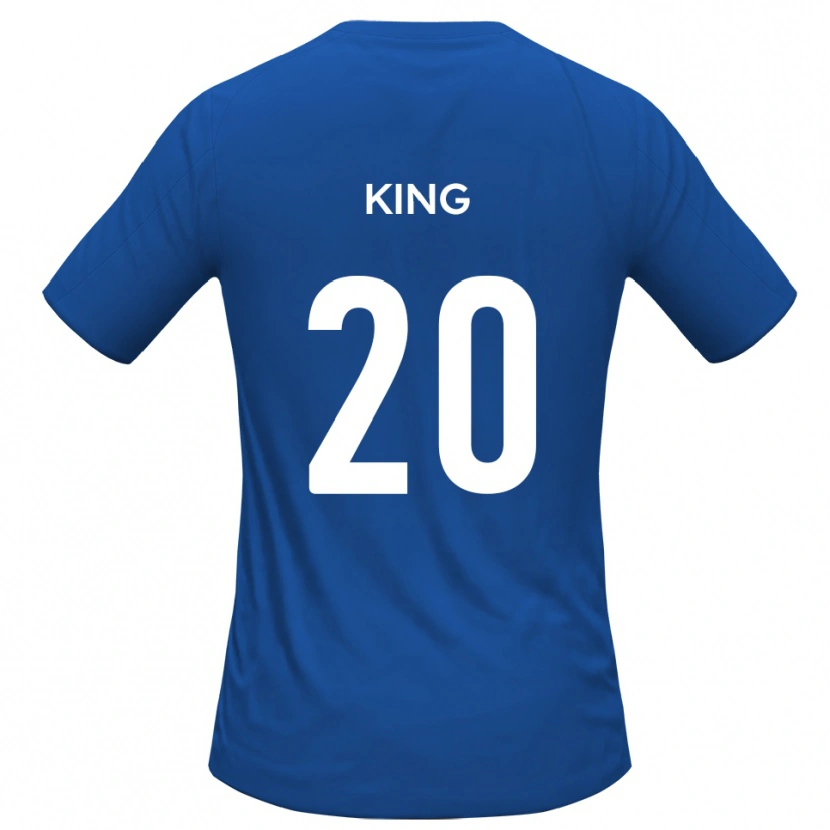 Danxen Dětské Jeff King #20 Světle Modrá Daleko Hráčské Dresy 2025/26 Dres