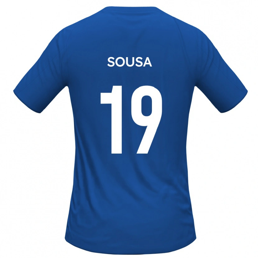 Danxen Dětské Érico Sousa #19 Světle Modrá Daleko Hráčské Dresy 2025/26 Dres