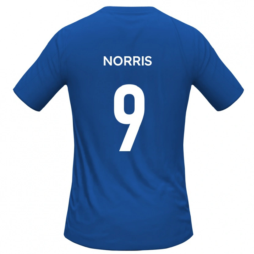 Danxen Dětské Luke Norris #9 Světle Modrá Daleko Hráčské Dresy 2025/26 Dres