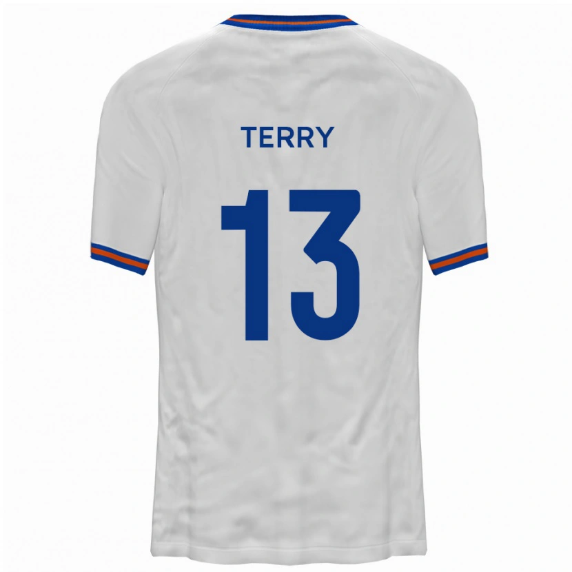 Danxen Dětské Mason Terry #13 Bílá Modrá Daleko Hráčské Dresy 2025/26 Dres