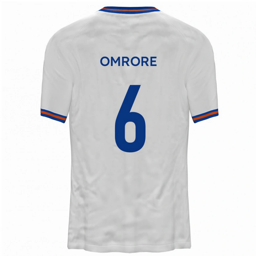 Danxen Dětské Manny Omrore #6 Bílá Modrá Daleko Hráčské Dresy 2025/26 Dres
