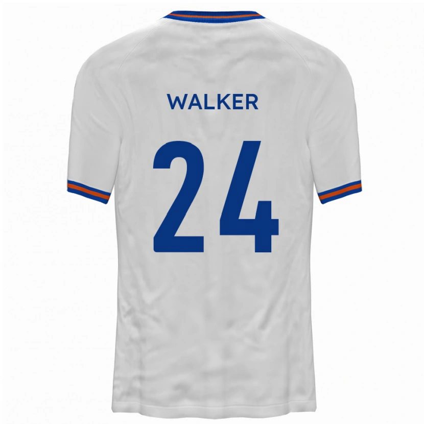 Danxen Dětské Lewis Walker #24 Bílá Modrá Daleko Hráčské Dresy 2025/26 Dres
