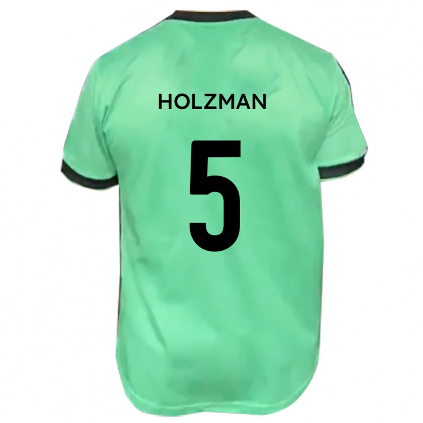 Danxen Dětské Louie Holzman #5 Tyrkysová Černá Daleko Hráčské Dresy 2025/26 Dres