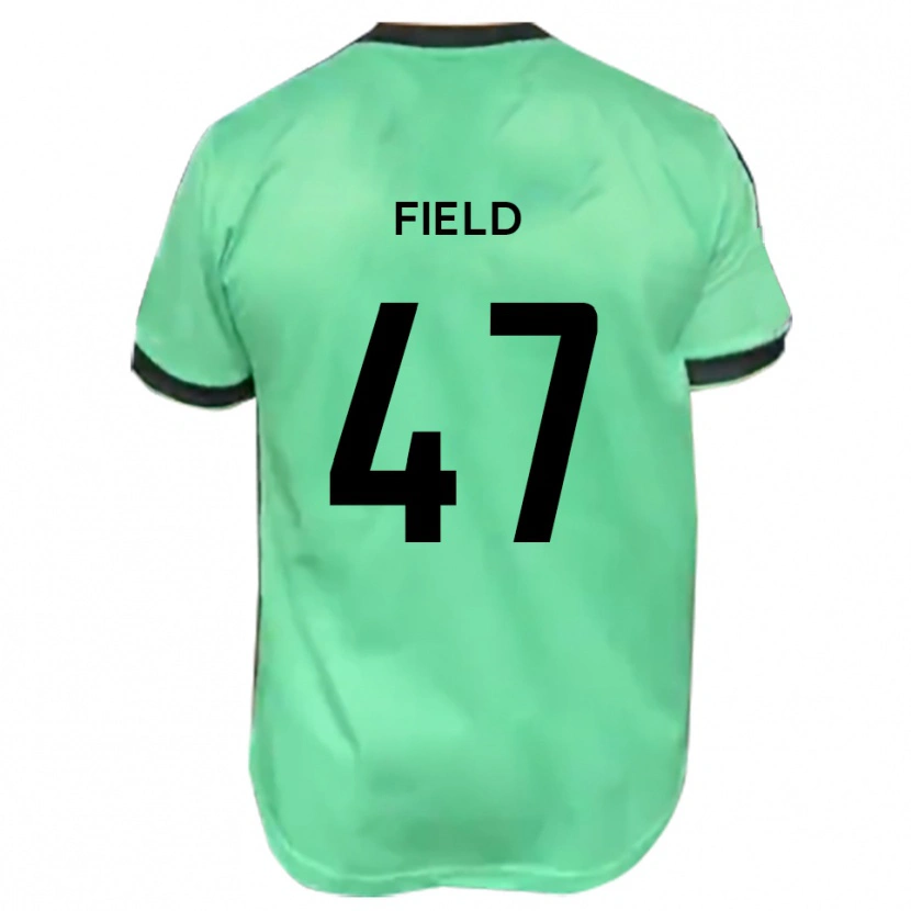 Danxen Dětské Tyler Field #47 Tyrkysová Černá Daleko Hráčské Dresy 2025/26 Dres