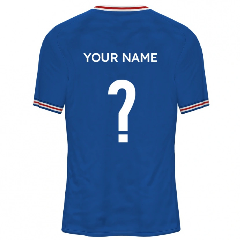Danxen Dětské Tvé Jméno #0 Dodger Blue Daleko Hráčské Dresy 2025/26 Dres