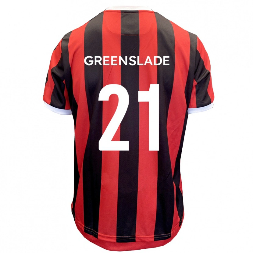 Danxen Dětské Harvey Greenslade #21 Červená Černá Daleko Hráčské Dresy 2025/26 Dres