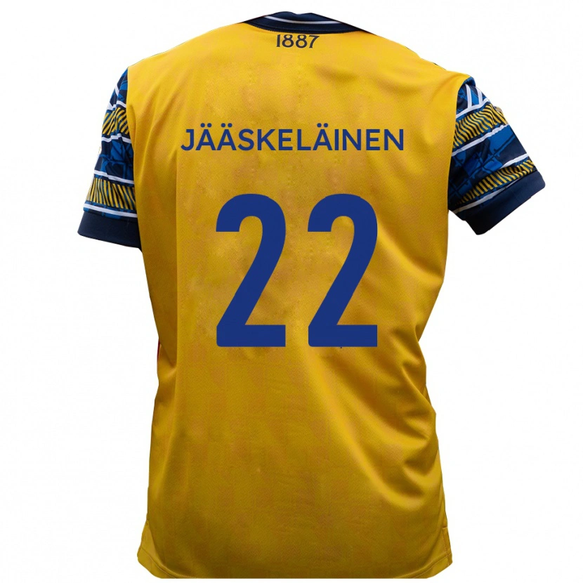 Danxen Dětské Will Jääskeläinen #22 Žlutá Černá Daleko Hráčské Dresy 2025/26 Dres