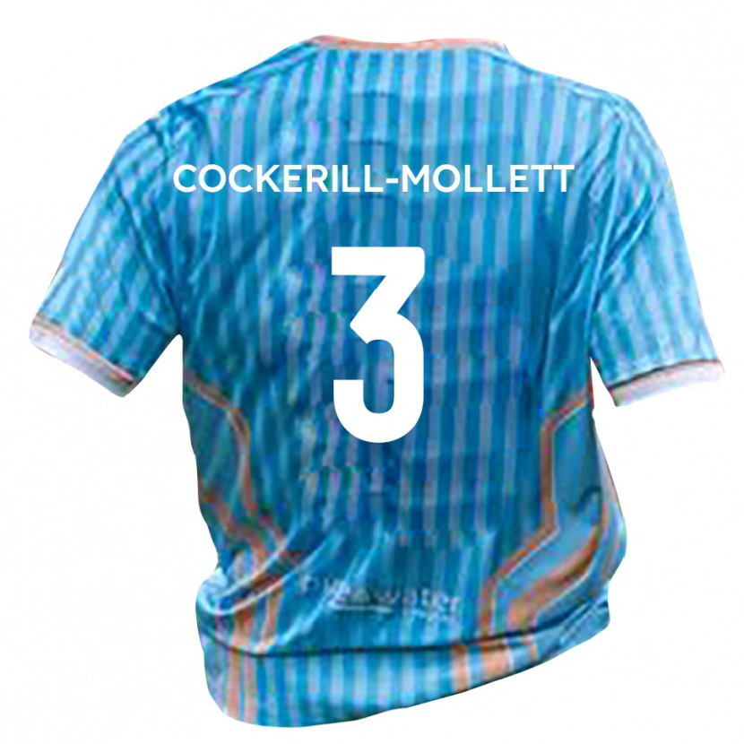 Danxen Dětské Callum Cockerill-Mollett #3 Černá Zlatá Daleko Hráčské Dresy 2025/26 Dres