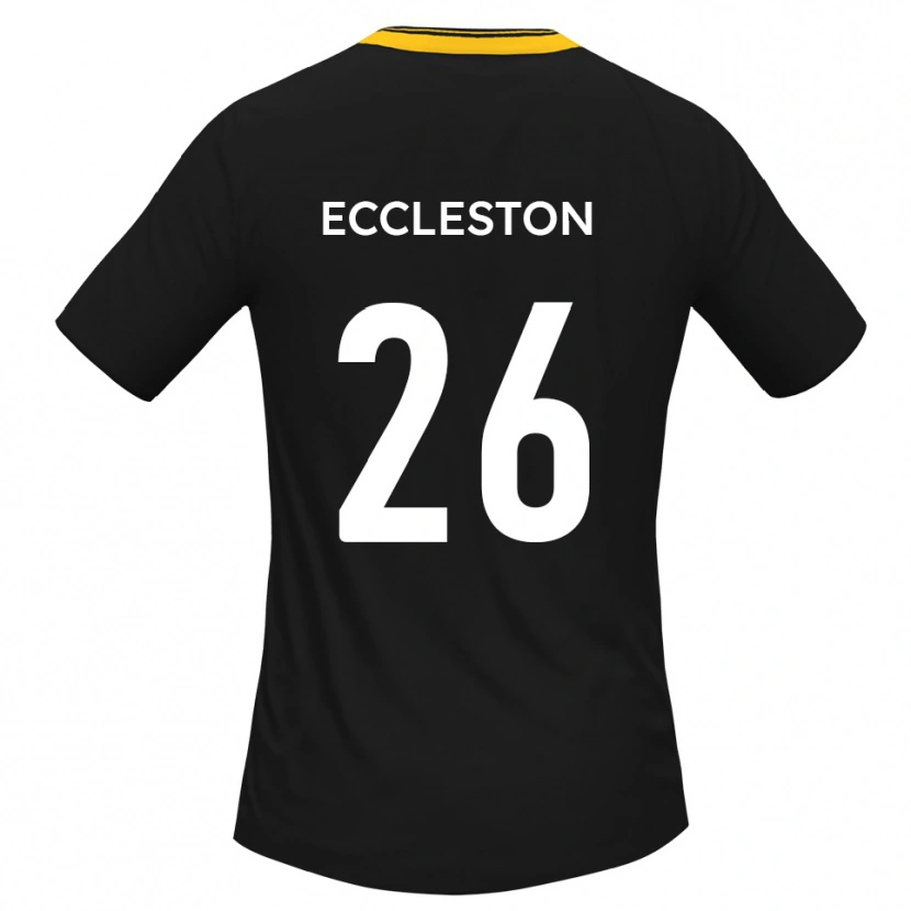 Danxen Dětské Junior Eccleston #26 Černá Žlutá Daleko Hráčské Dresy 2025/26 Dres
