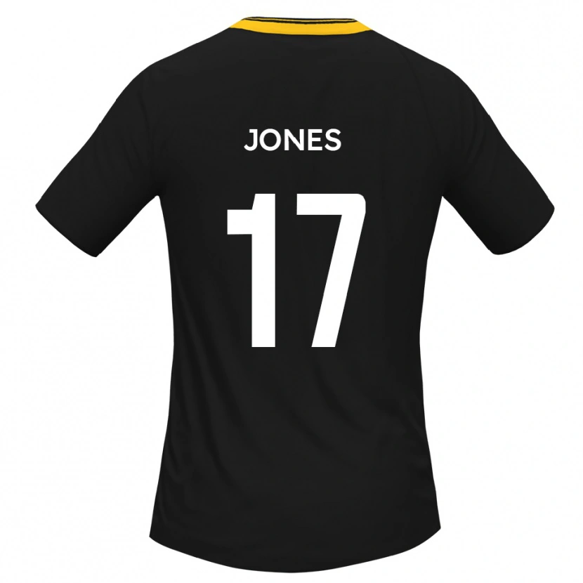 Danxen Dětské Aaron Jones #17 Černá Žlutá Daleko Hráčské Dresy 2025/26 Dres