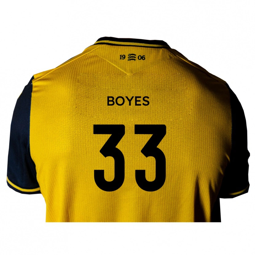 Danxen Dětské Harry Boyes #33 Žlutá Černá Daleko Hráčské Dresy 2025/26 Dres