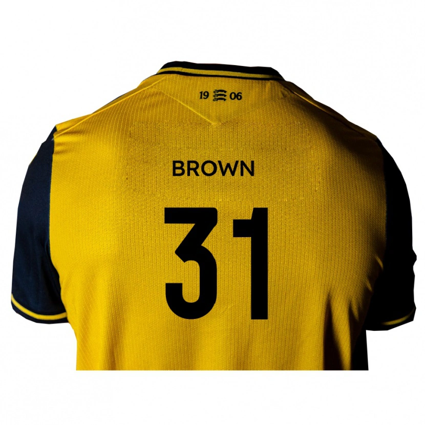 Danxen Dětské Charlie Brown #31 Žlutá Černá Daleko Hráčské Dresy 2025/26 Dres