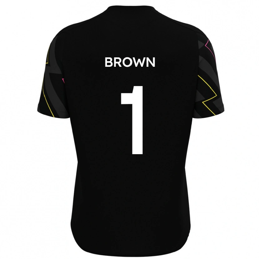 Danxen Dětské Rory Brown #1 Černá Šedá Daleko Hráčské Dresy 2025/26 Dres
