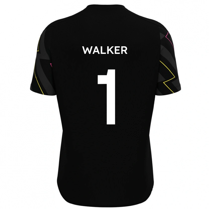Danxen Dětské Laurie Walker #1 Černá Šedá Daleko Hráčské Dresy 2025/26 Dres