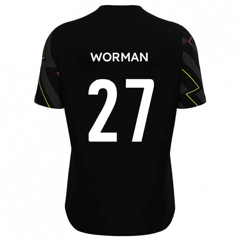 Danxen Dětské Ben Worman #27 Černá Šedá Daleko Hráčské Dresy 2025/26 Dres