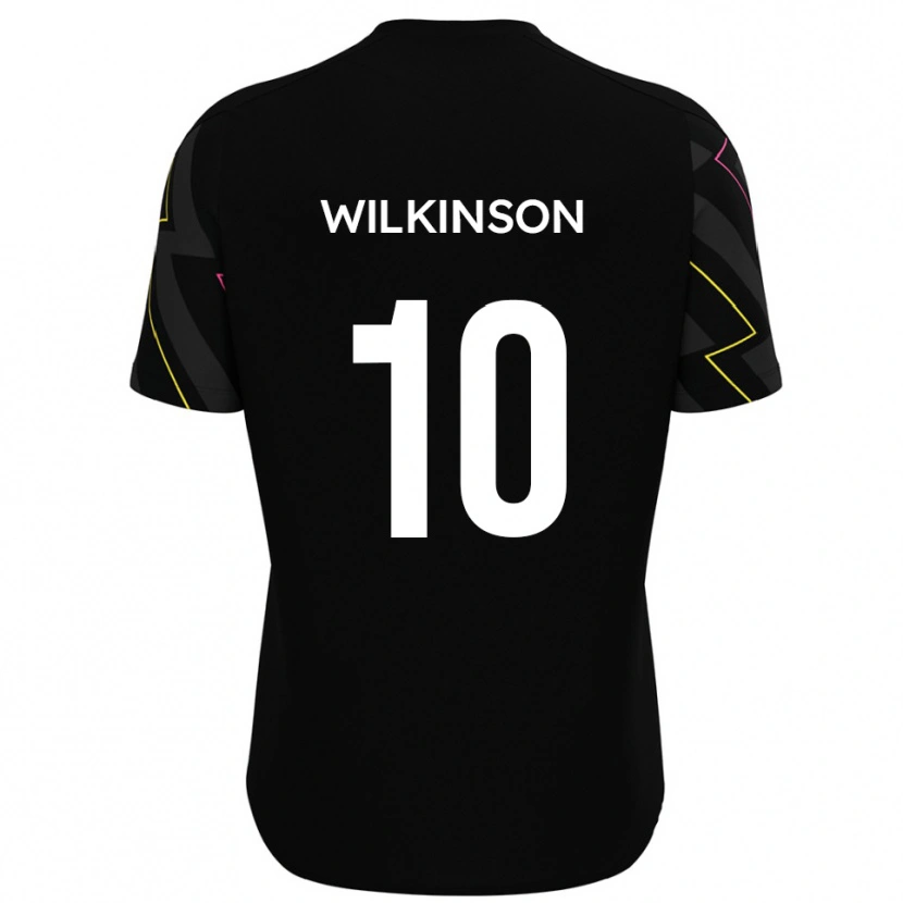 Danxen Dětské Conor Wilkinson #10 Černá Šedá Daleko Hráčské Dresy 2025/26 Dres