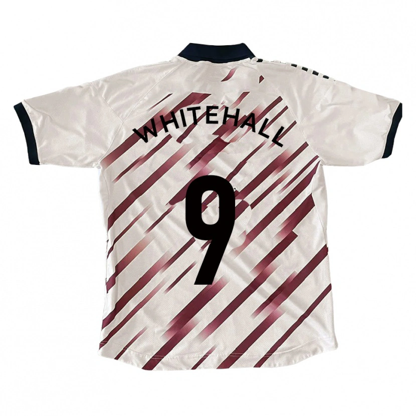 Danxen Dětské Danny Whitehall #9 Bílá Červená Daleko Hráčské Dresy 2025/26 Dres