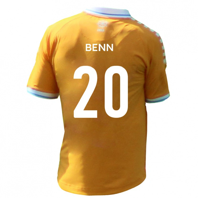 Danxen Dětské Jay Benn #20 Žlutá Modrá Daleko Hráčské Dresy 2025/26 Dres
