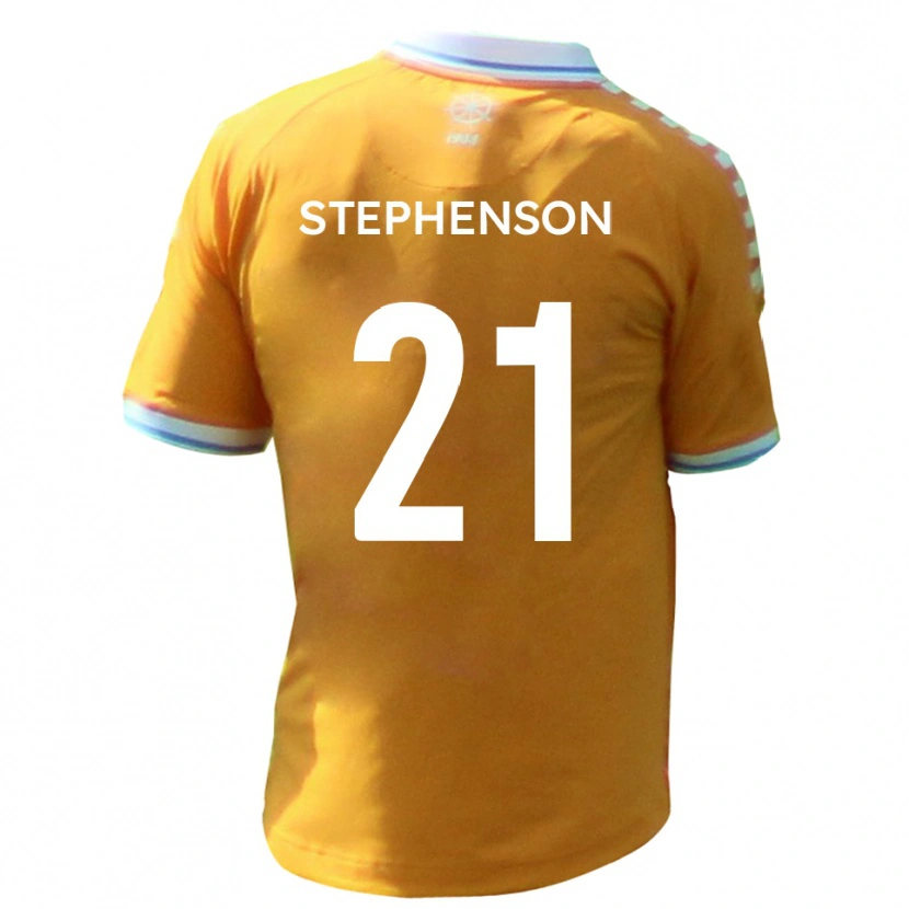 Danxen Dětské Louis Stephenson #21 Žlutá Modrá Daleko Hráčské Dresy 2025/26 Dres