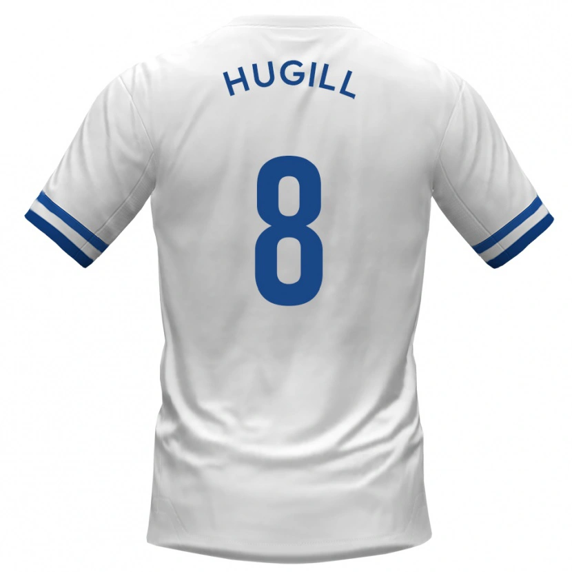 Danxen Dětské Will Hugill #8 Bílá Modrá Daleko Hráčské Dresy 2025/26 Dres