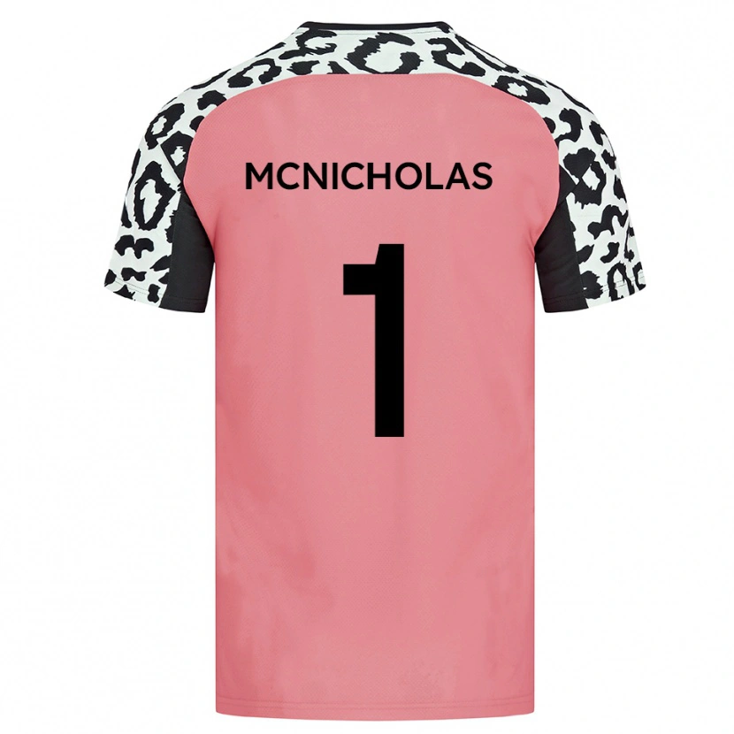 Danxen Dětské Luke Mcnicholas #1 Růžová Černá Daleko Hráčské Dresy 2025/26 Dres