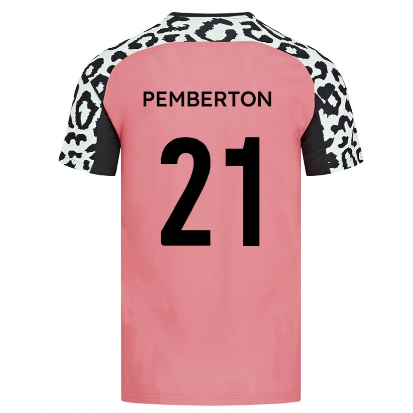 Danxen Dětské Tre Pemberton #21 Růžová Černá Daleko Hráčské Dresy 2025/26 Dres