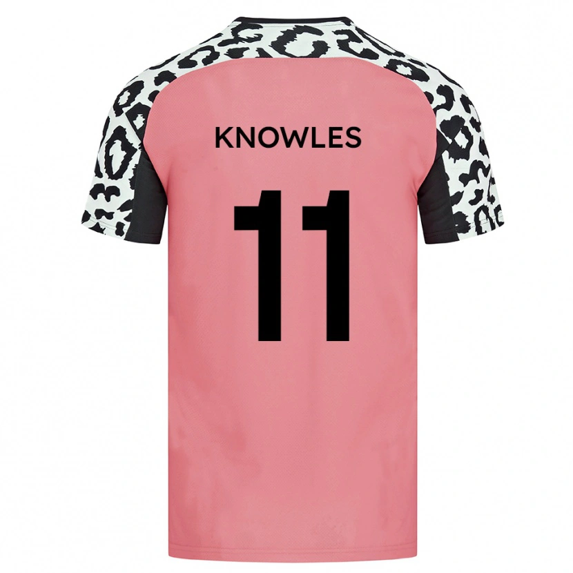 Danxen Dětské Tom Knowles #11 Růžová Černá Daleko Hráčské Dresy 2025/26 Dres