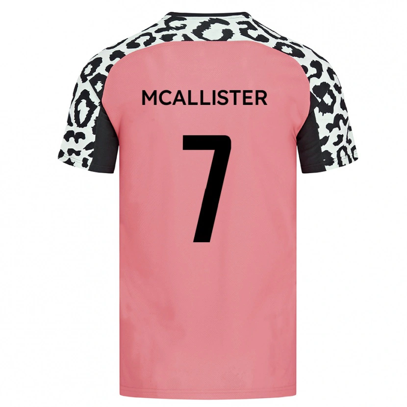 Danxen Dětské Kyle Mcallister #7 Růžová Černá Daleko Hráčské Dresy 2025/26 Dres