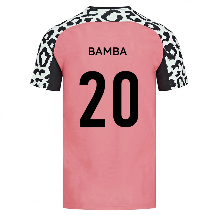 Danxen Dětské Yahya Bamba #20 Růžová Černá Daleko Hráčské Dresy 2025/26 Dres