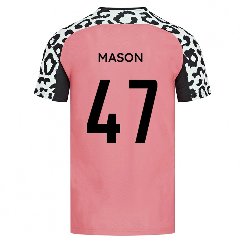 Danxen Dětské Preston Mason #47 Růžová Černá Daleko Hráčské Dresy 2025/26 Dres