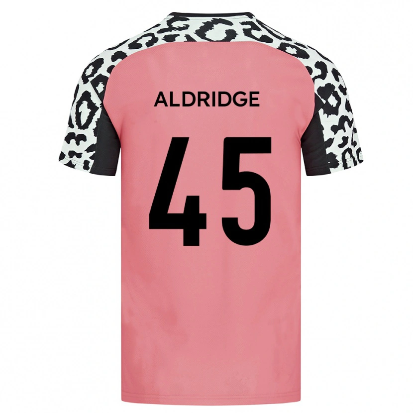 Danxen Dětské Jesse Aldridge #45 Růžová Černá Daleko Hráčské Dresy 2025/26 Dres