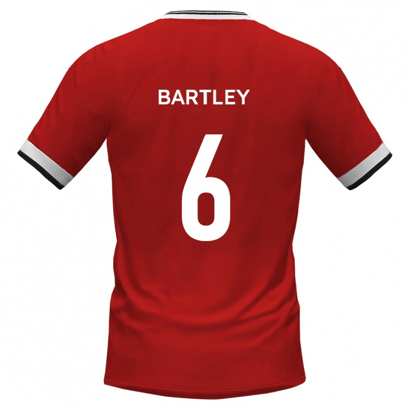 Danxen Dětské Ryan Bartley #6 Bílá Černá Daleko Hráčské Dresy 2025/26 Dres