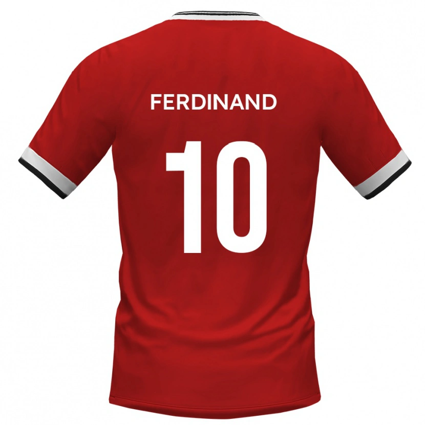 Danxen Dětské Kane Ferdinand #10 Bílá Černá Daleko Hráčské Dresy 2025/26 Dres