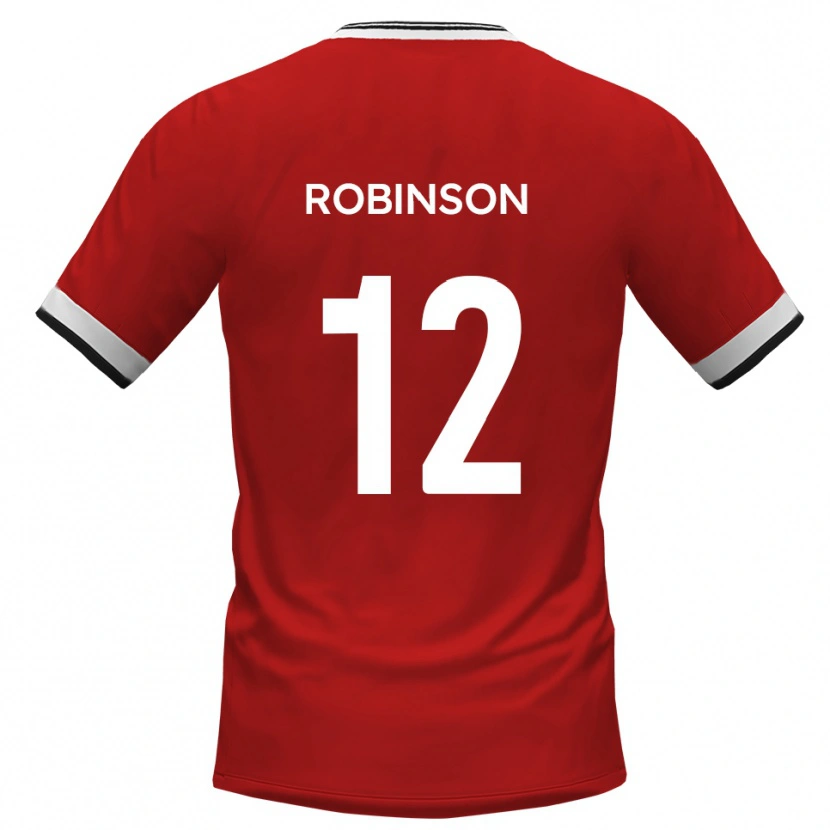 Danxen Dětské Matt Robinson #12 Bílá Černá Daleko Hráčské Dresy 2025/26 Dres
