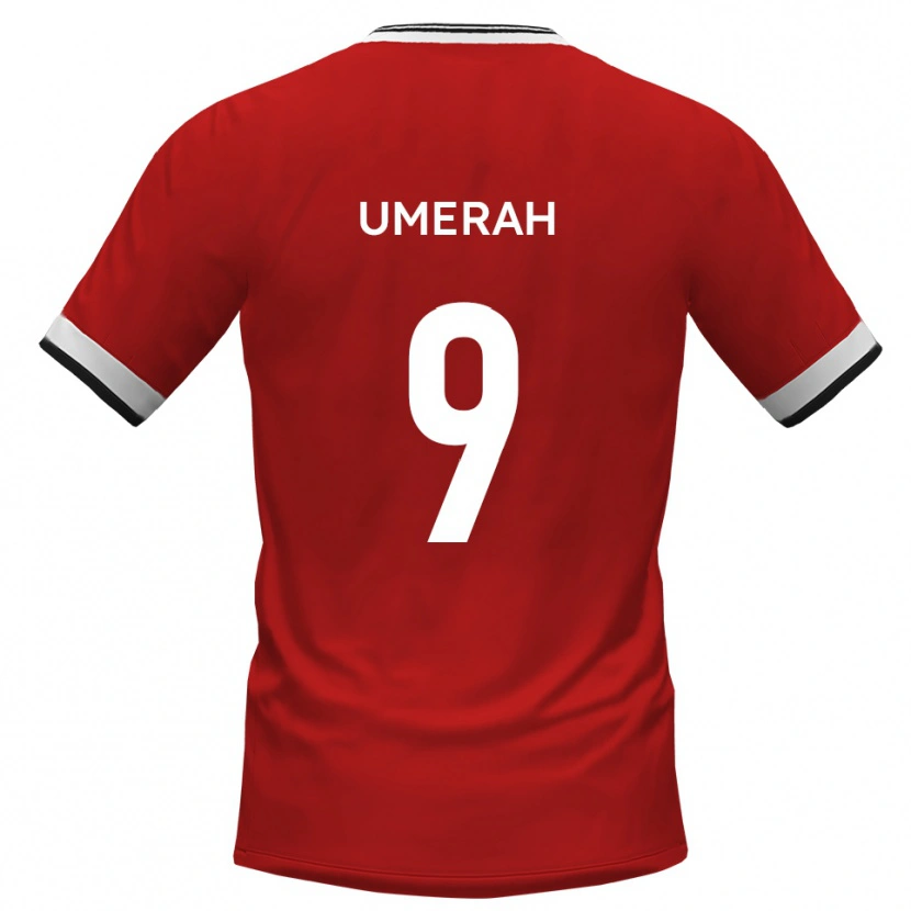 Danxen Dětské Josh Umerah #9 Bílá Černá Daleko Hráčské Dresy 2025/26 Dres