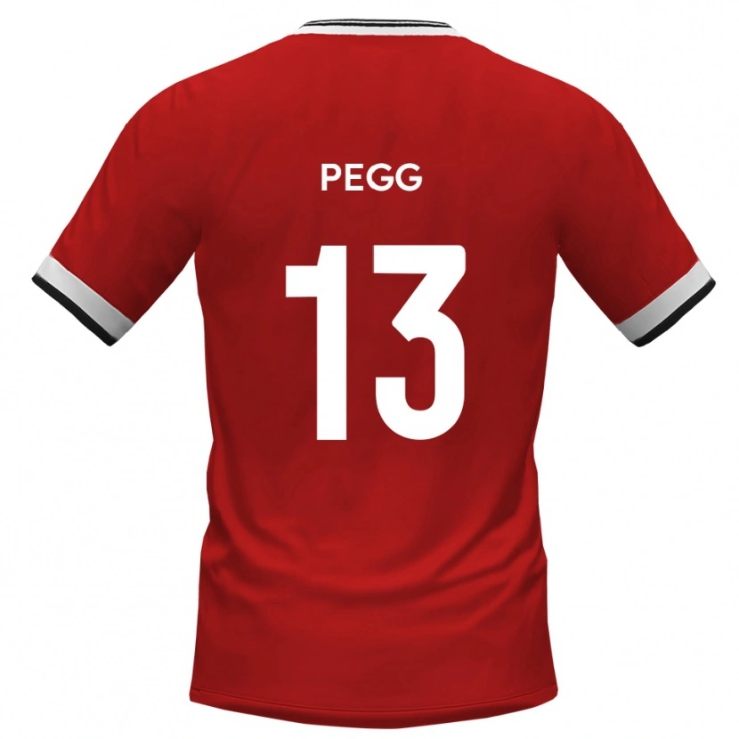 Danxen Dětské Lewis Pegg #13 Bílá Černá Daleko Hráčské Dresy 2025/26 Dres